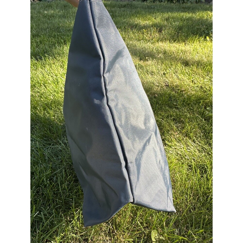 Longchamp Le Pliage Cabas Tote Large Navy Dark Blue Open Top Nylon SEE PHOTOS - Picture 6 of 10